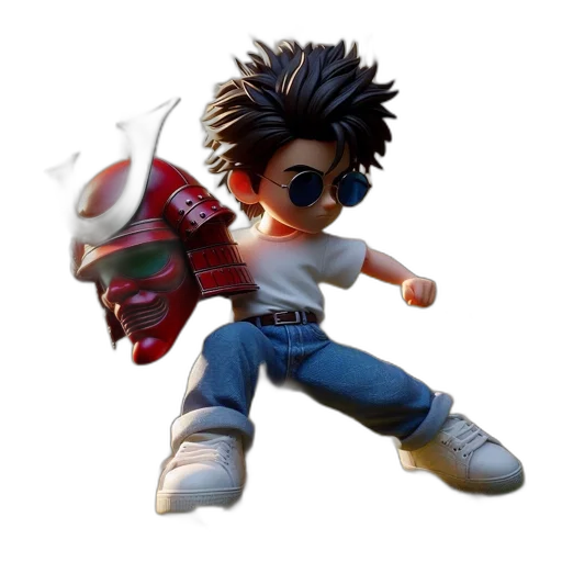 jacket, robot, 3d render, concept art transparent PNG cut-out