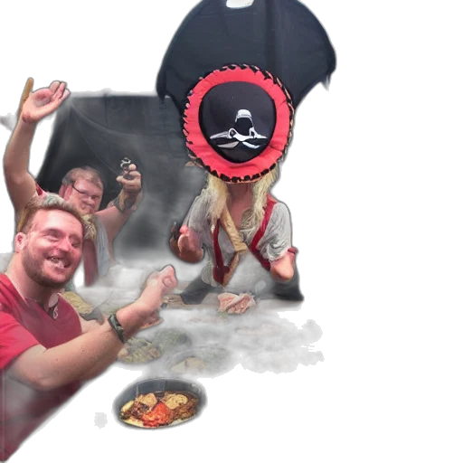 mask, food, hat, staff transparent PNG cut-out
