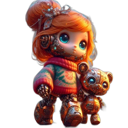robot, creature, concept art, fantasy art transparent PNG cut-out