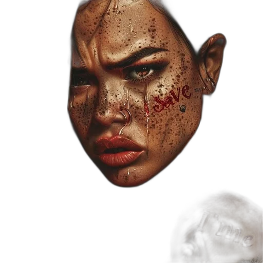 face, mask, jewelry, creature transparent PNG cut-out