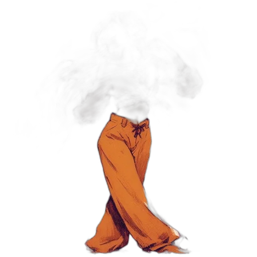 dress, jacket, mask, staff transparent PNG cut-out