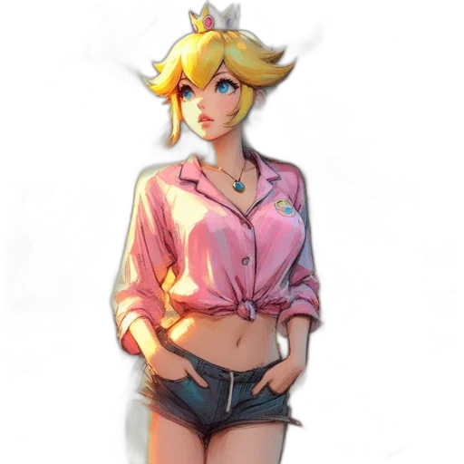 dress, jacket, staff, concept art transparent PNG cut-out