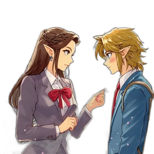 anime, pixel art, watercolor, concept art transparent PNG cut-out