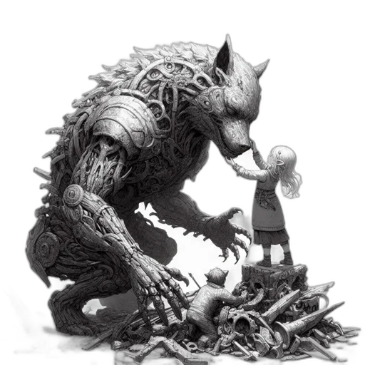 creature, dragon, animal, concept art transparent PNG cut-out