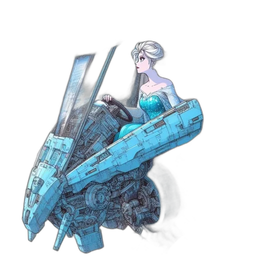 weapon, robot, sword, car transparent PNG cut-out