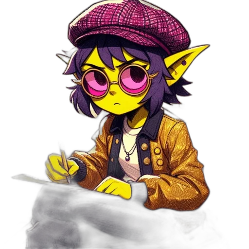 hat, jacket, staff, mask transparent PNG cut-out
