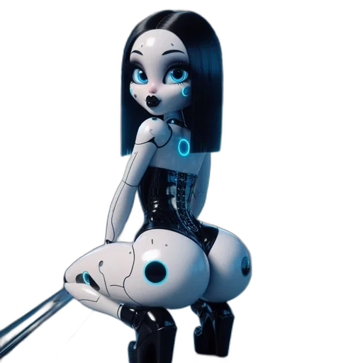 robot, staff, weapon, concept art transparent PNG cut-out