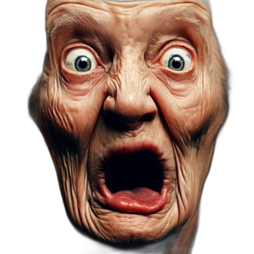 face, mask, creature, staff transparent PNG cut-out
