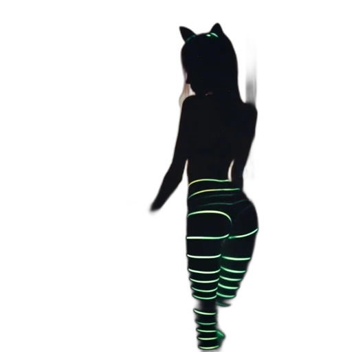dress, creature, animal, 3d render transparent PNG cut-out