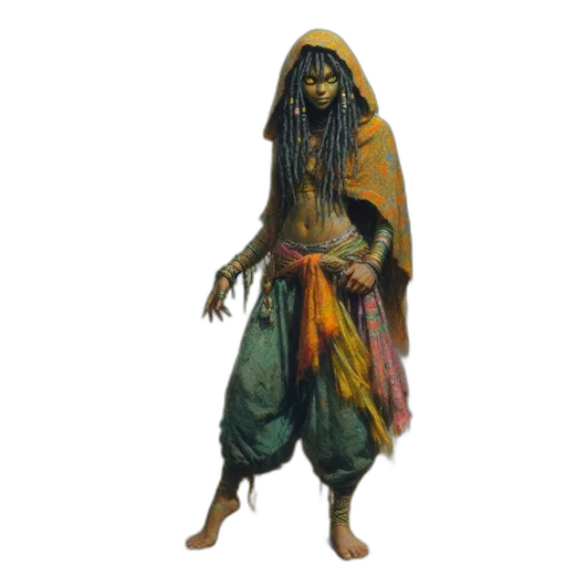 staff, creature, mask, concept art transparent PNG cut-out