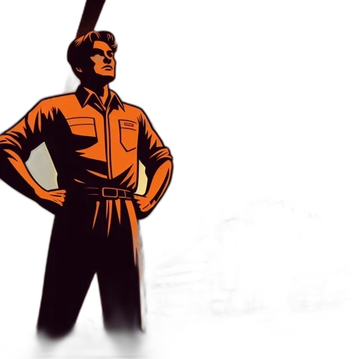 staff, jacket, comic book art, concept art transparent PNG cut-out