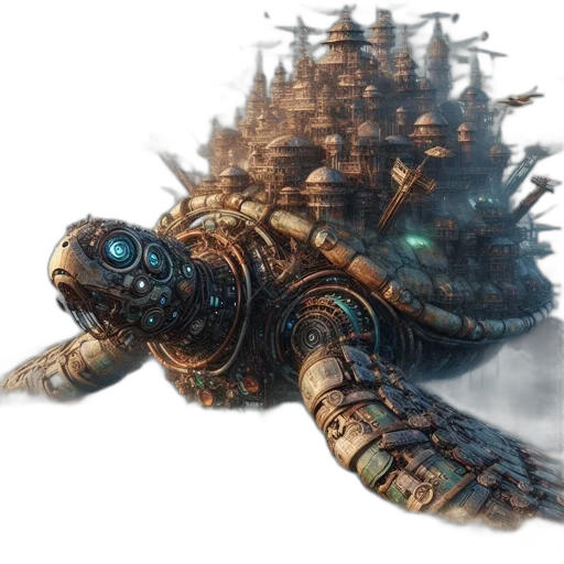 creature, animal, dragon, robot transparent PNG cut-out