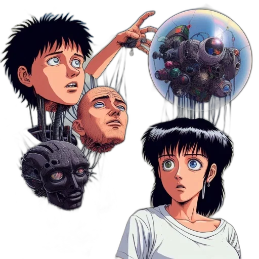 mask, creature, robot, face transparent PNG cut-out