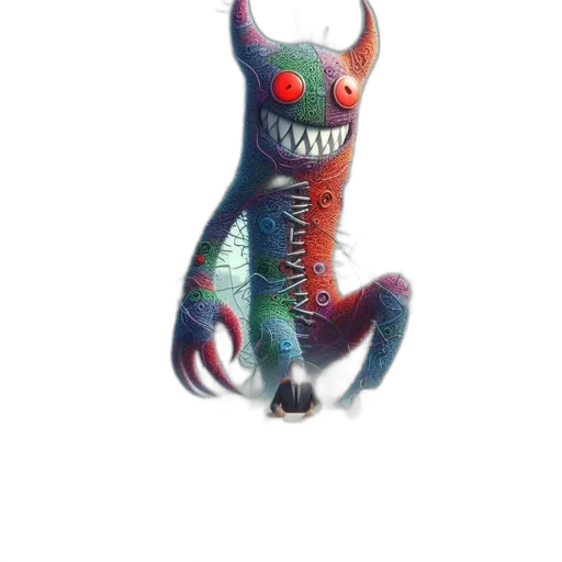 creature, dragon, animal, staff transparent PNG cut-out