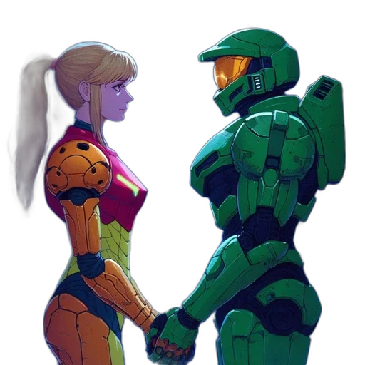 robot, concept art, pixel art, comic book art transparent PNG cut-out