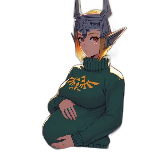 dragon, staff, creature, hat transparent PNG cut-out