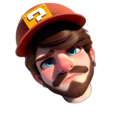 face, hat, staff, crown transparent PNG cut-out