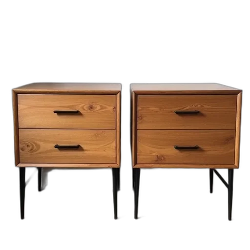 furniture, 3d render, pair, matching transparent PNG cut-out