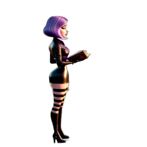 dress, staff, robot, weapon transparent PNG cut-out