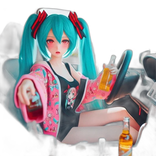 robot, bottle, weapon, car transparent PNG cut-out