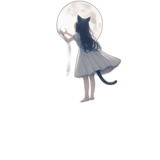 dress, umbrella, hat, creature transparent PNG cut-out