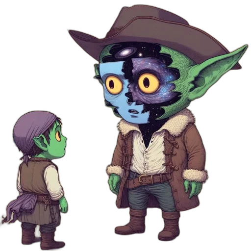 mask, staff, creature, concept art transparent PNG cut-out
