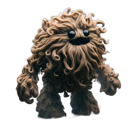 creature, hair, animal, concept art transparent PNG cut-out