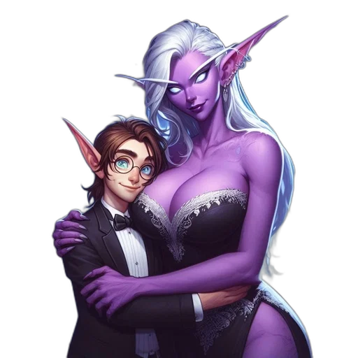 dress, staff, fantasy art, concept art transparent PNG cut-out