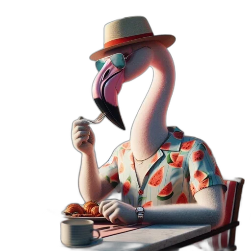 food, animal, hat, staff transparent PNG cut-out