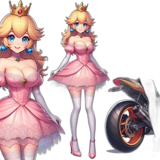 dress, crown, concept art, fantasy art transparent PNG cut-out