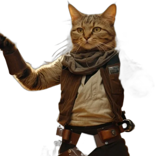 staff, weapon, animal, jacket transparent PNG cut-out