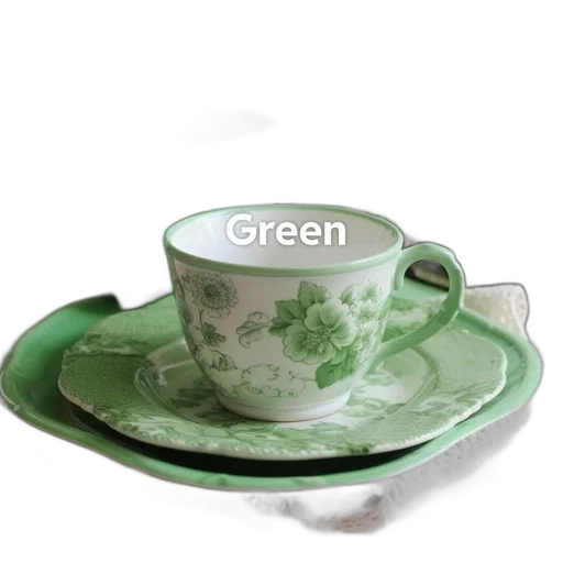 3d render, photorealistic, green, table transparent PNG cut-out
