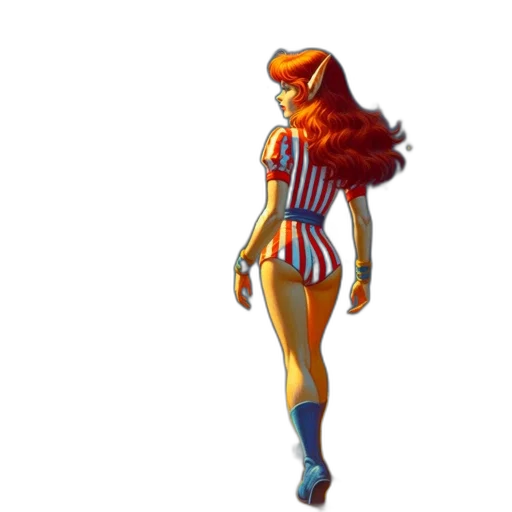 dress, staff, concept art, comic book art transparent PNG cut-out