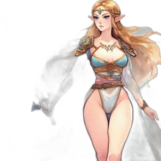 dress, fantasy art, concept art, pixel art transparent PNG cut-out
