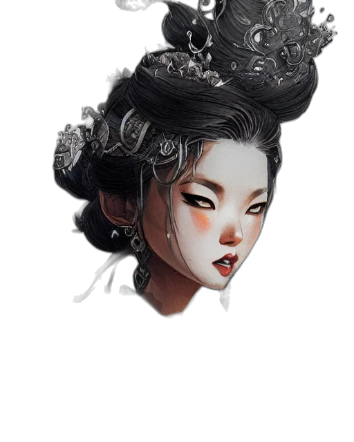 mask, face, crown, staff transparent PNG cut-out