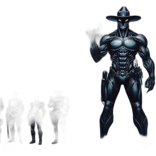 robot, concept art, 3d render, comic book art transparent PNG cut-out