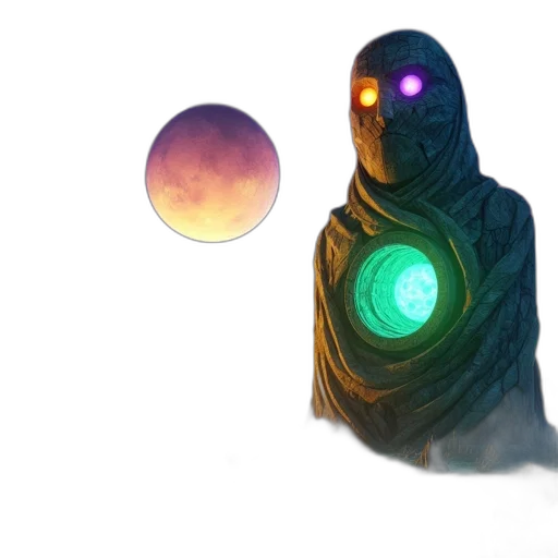 robot, mask, creature, dress transparent PNG cut-out