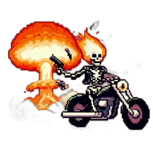 weapon, jacket, pixel art, concept art transparent PNG cut-out