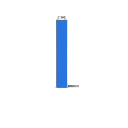pixel art, 3d render, blue, bar transparent PNG cut-out