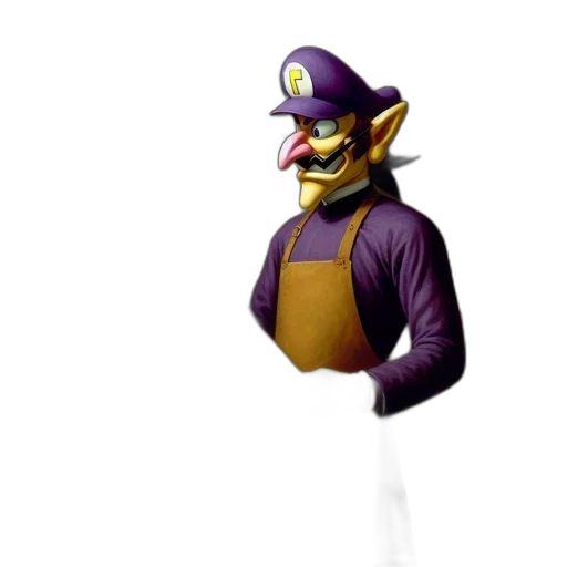 mask, creature, staff, hat transparent PNG cut-out