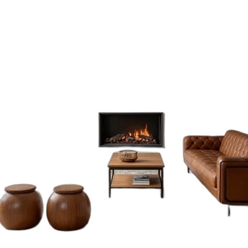 furniture, 3d render, photorealistic, concept art transparent PNG cut-out