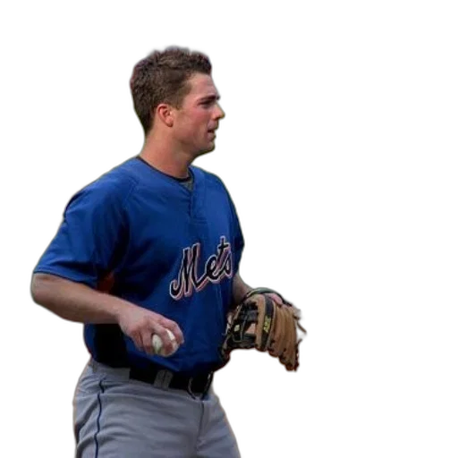 blue, mets, player, holding transparent PNG cut-out