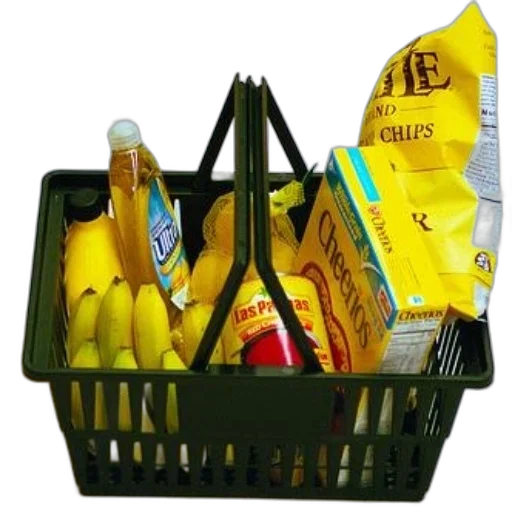 food, green, shopping, basket transparent PNG cut-out