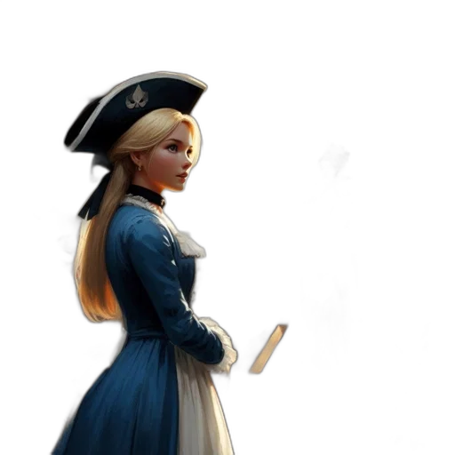 staff, dress, hat, crown transparent PNG cut-out