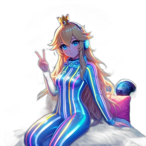dress, robot, creature, crown transparent PNG cut-out