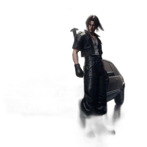 weapon, sword, staff, jacket transparent PNG cut-out