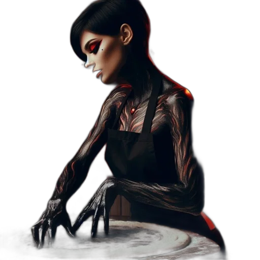 mask, creature, dress, face transparent PNG cut-out
