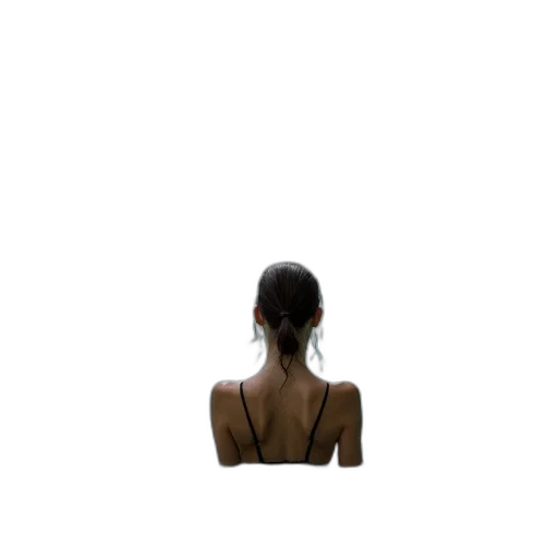 dress, jewelry, staff, hair transparent PNG cut-out