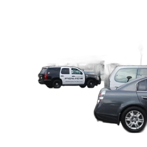 car, 3d render, police, vehicle transparent PNG cut-out