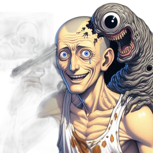creature, mask, concept art, comic book art transparent PNG cut-out